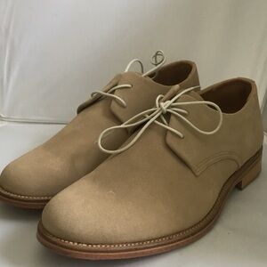 Men's Desert Derby Shoes in Tan Suede